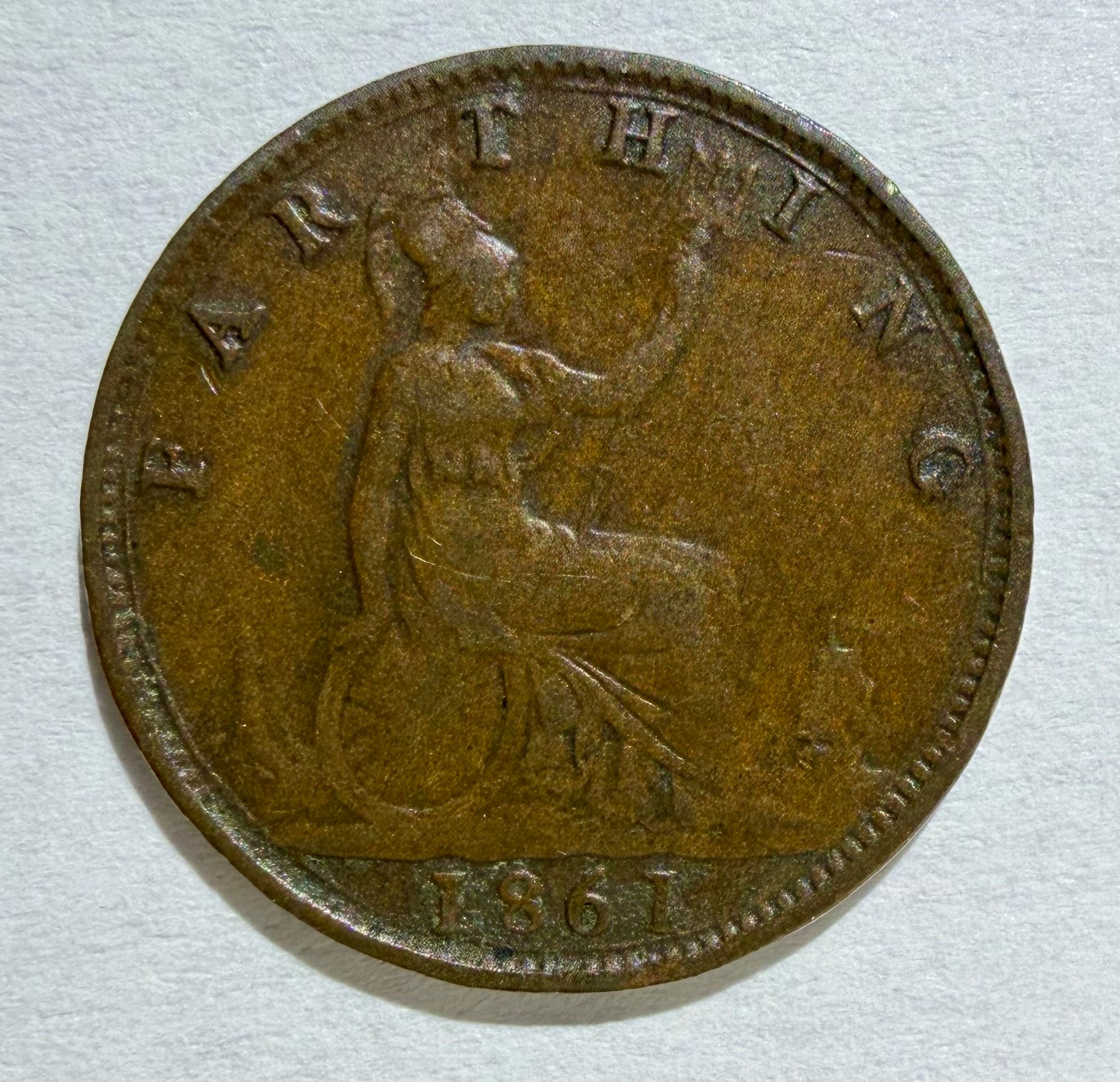 Victoria  farthing 1861