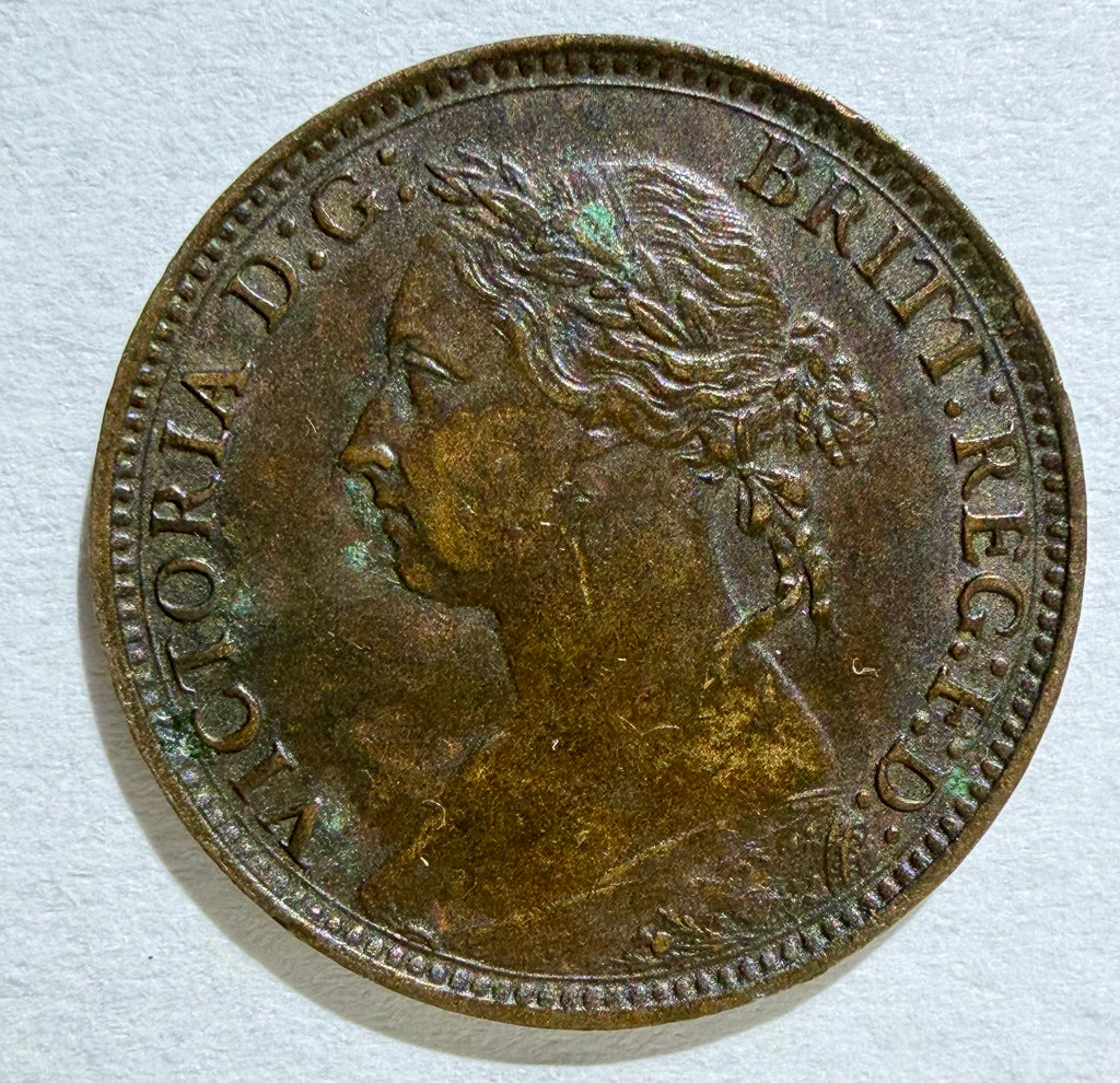 Victoria  farthing 1886