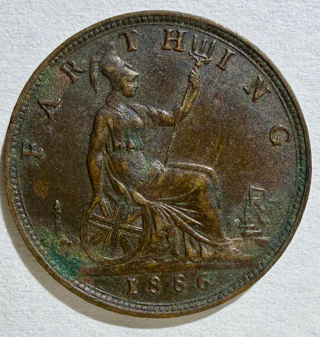 Victoria  farthing 1886