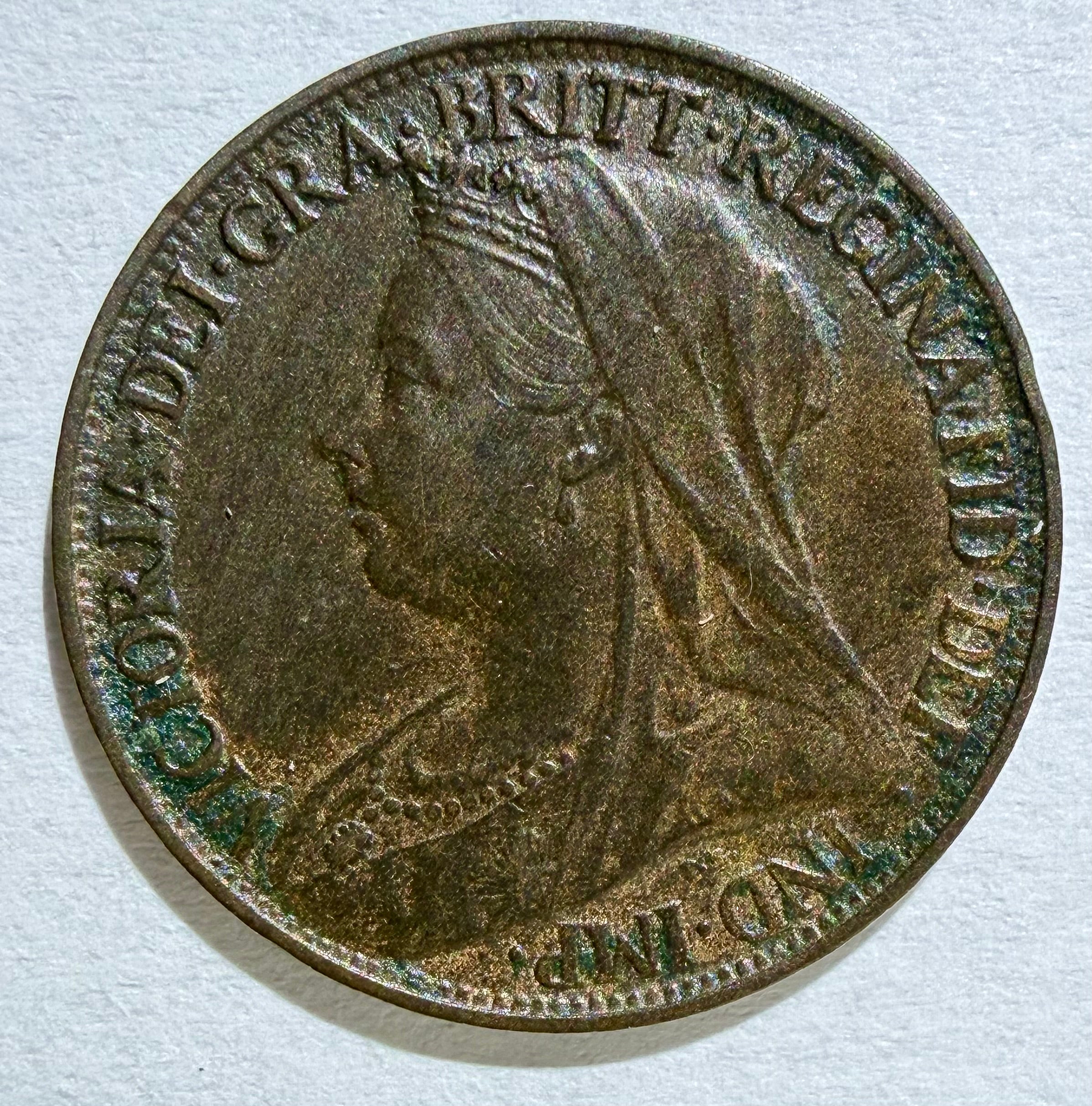 Victoria  farthing 1898