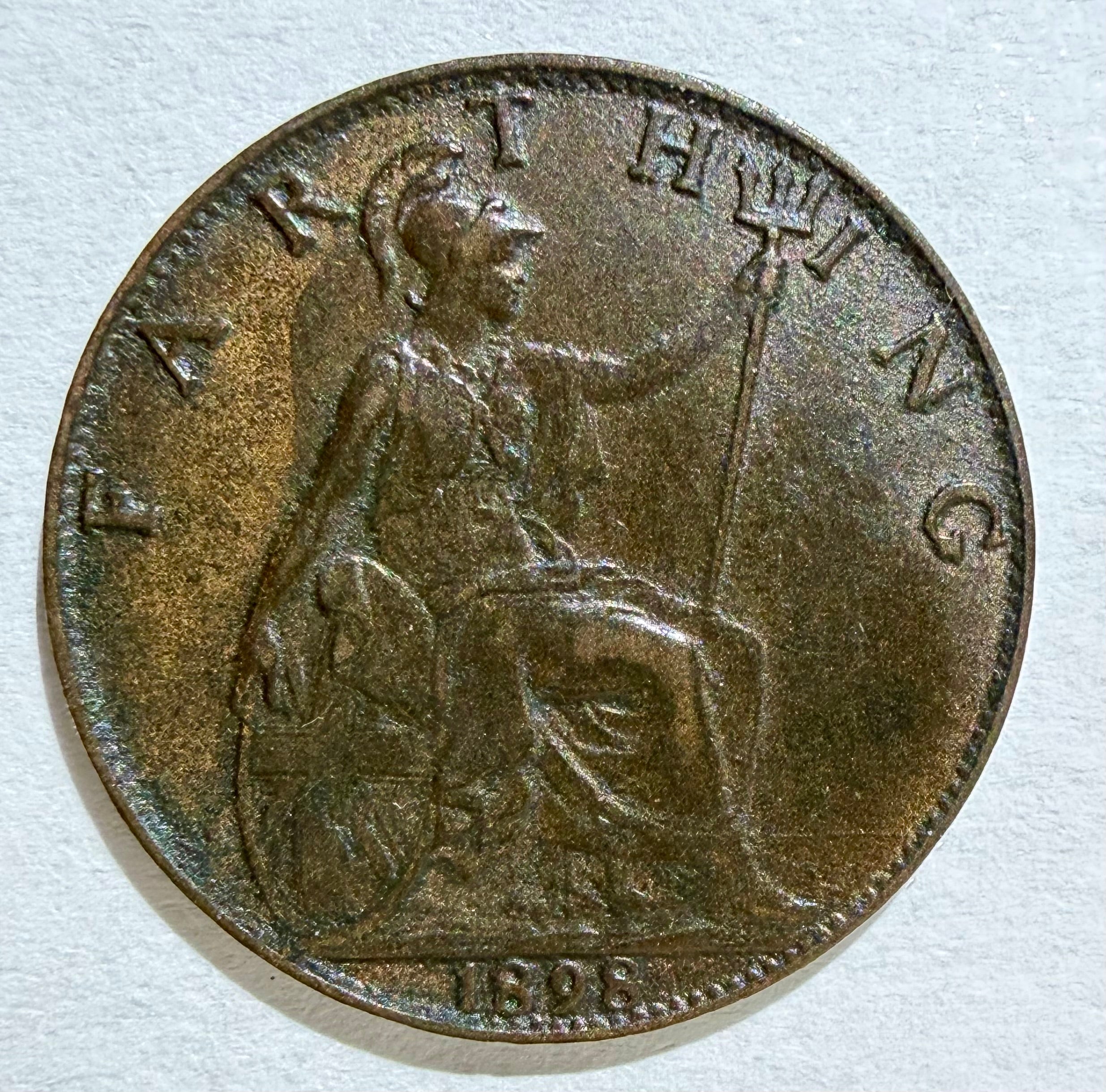Victoria  farthing 1898