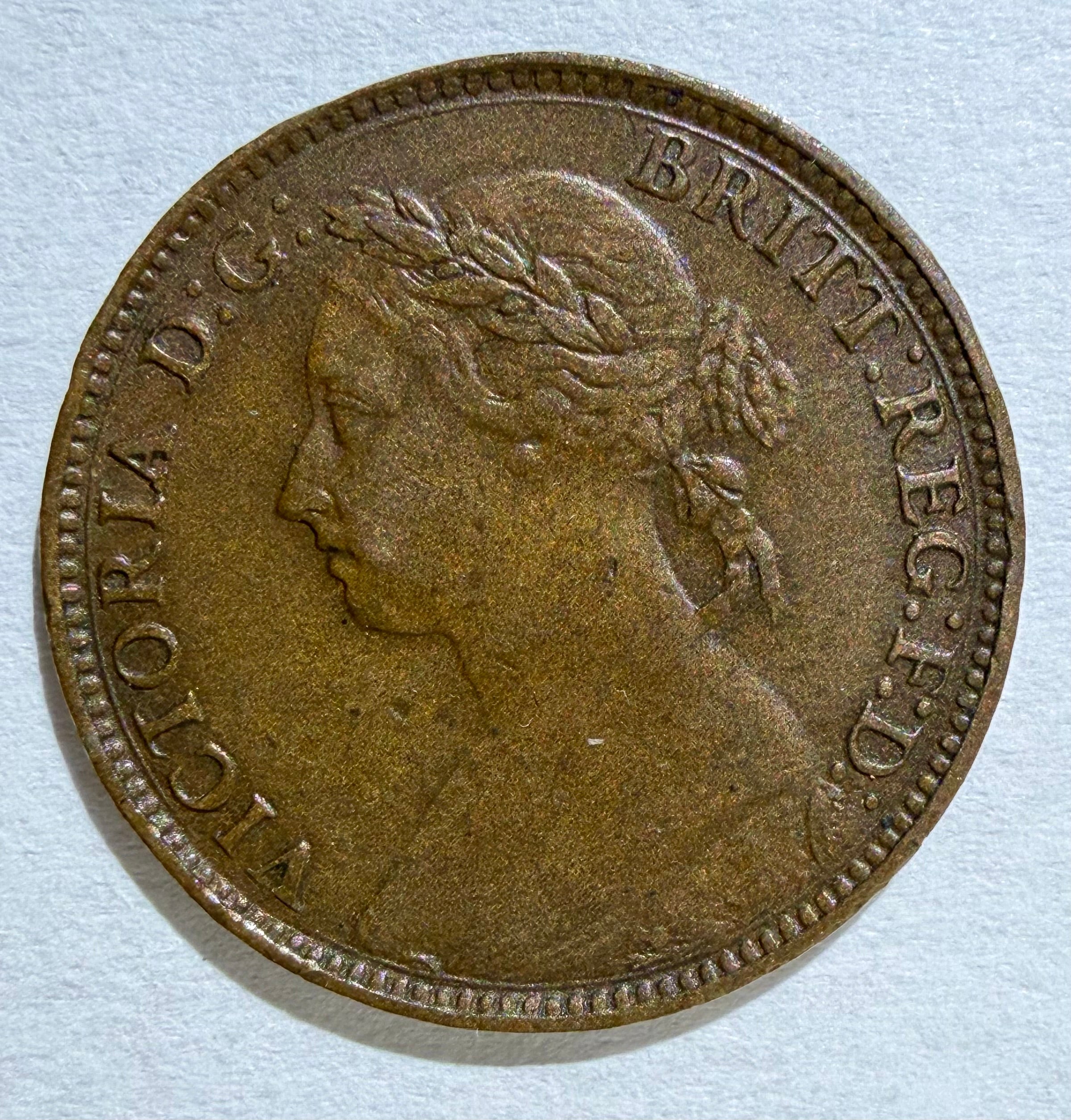 Victoria  farthing 1886