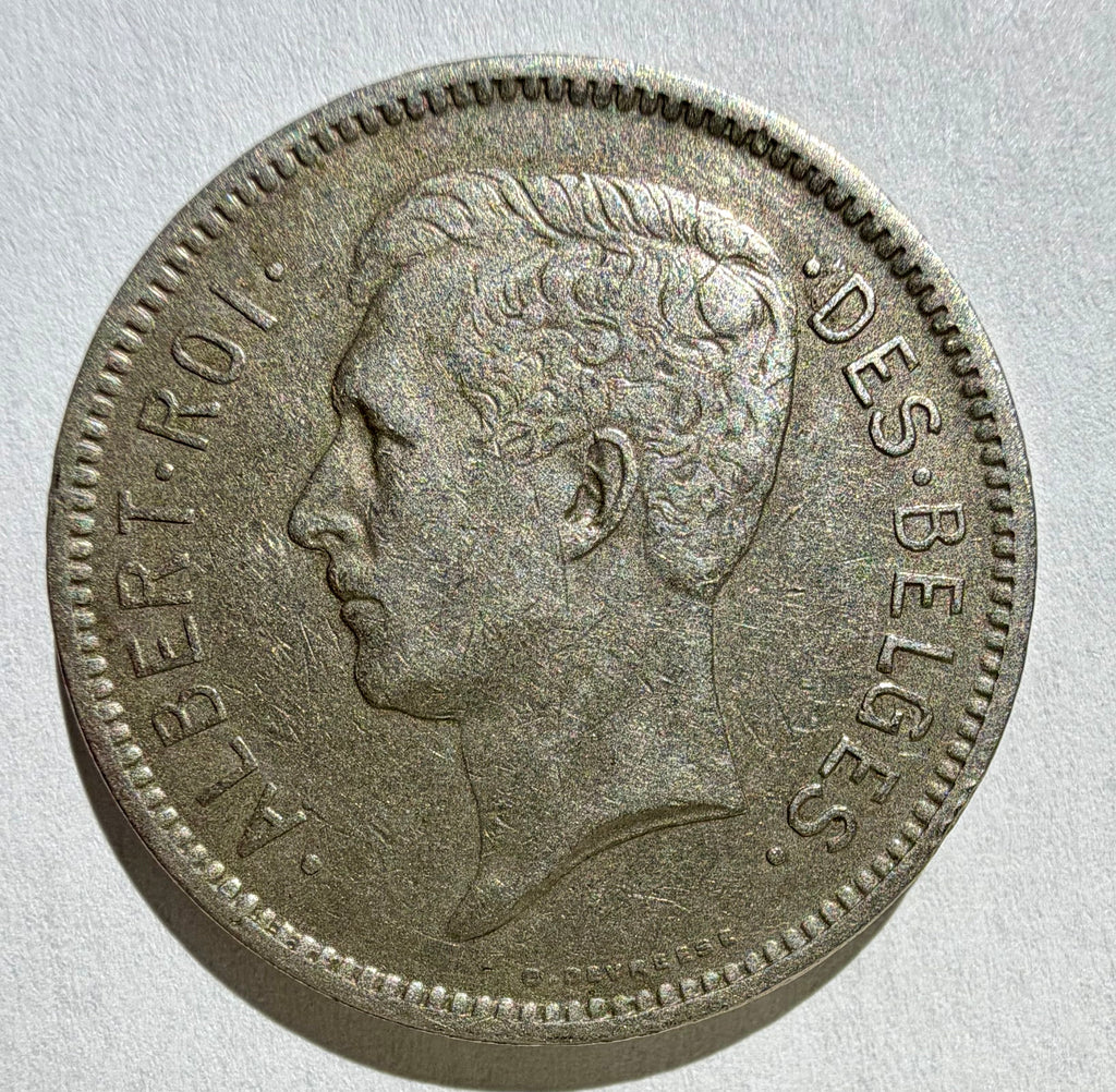 Belgium 5 Francs 1931