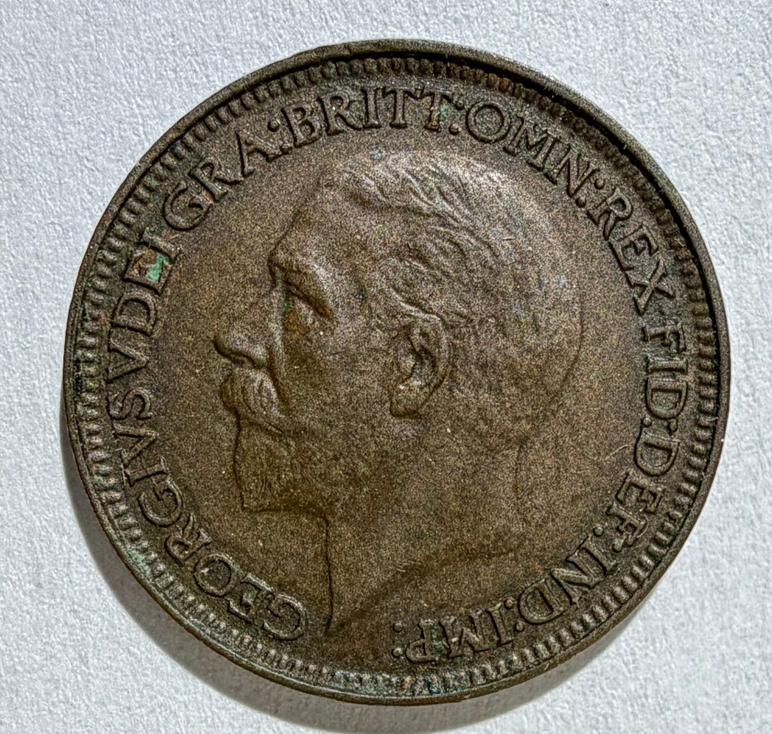 George V Farthing 1927
