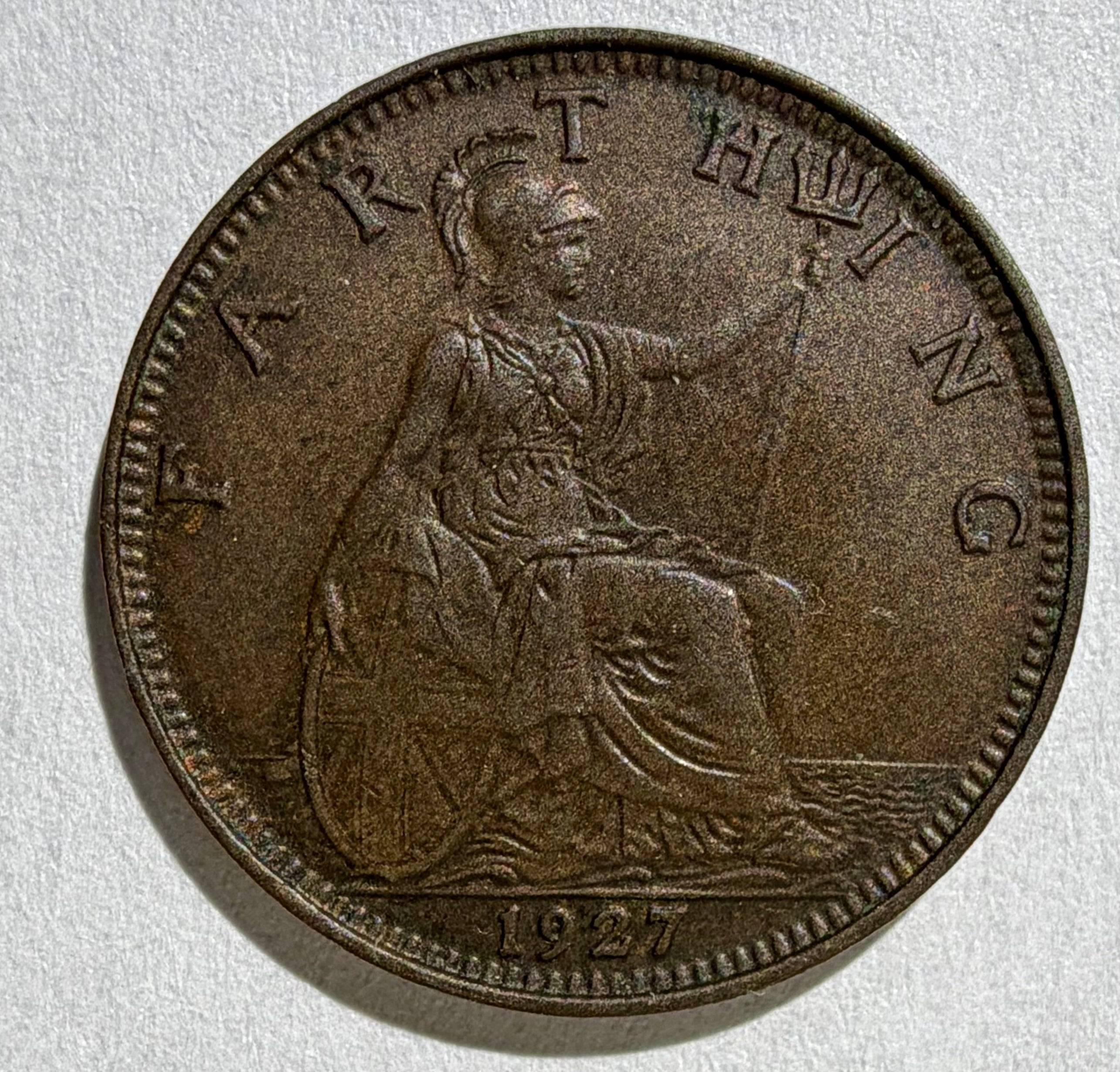 George V Farthing 1927