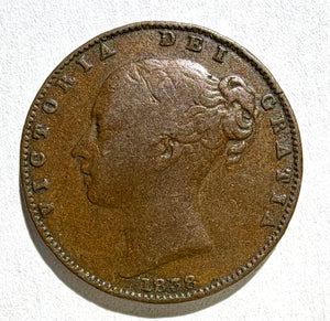 Victoria  farthing 1838