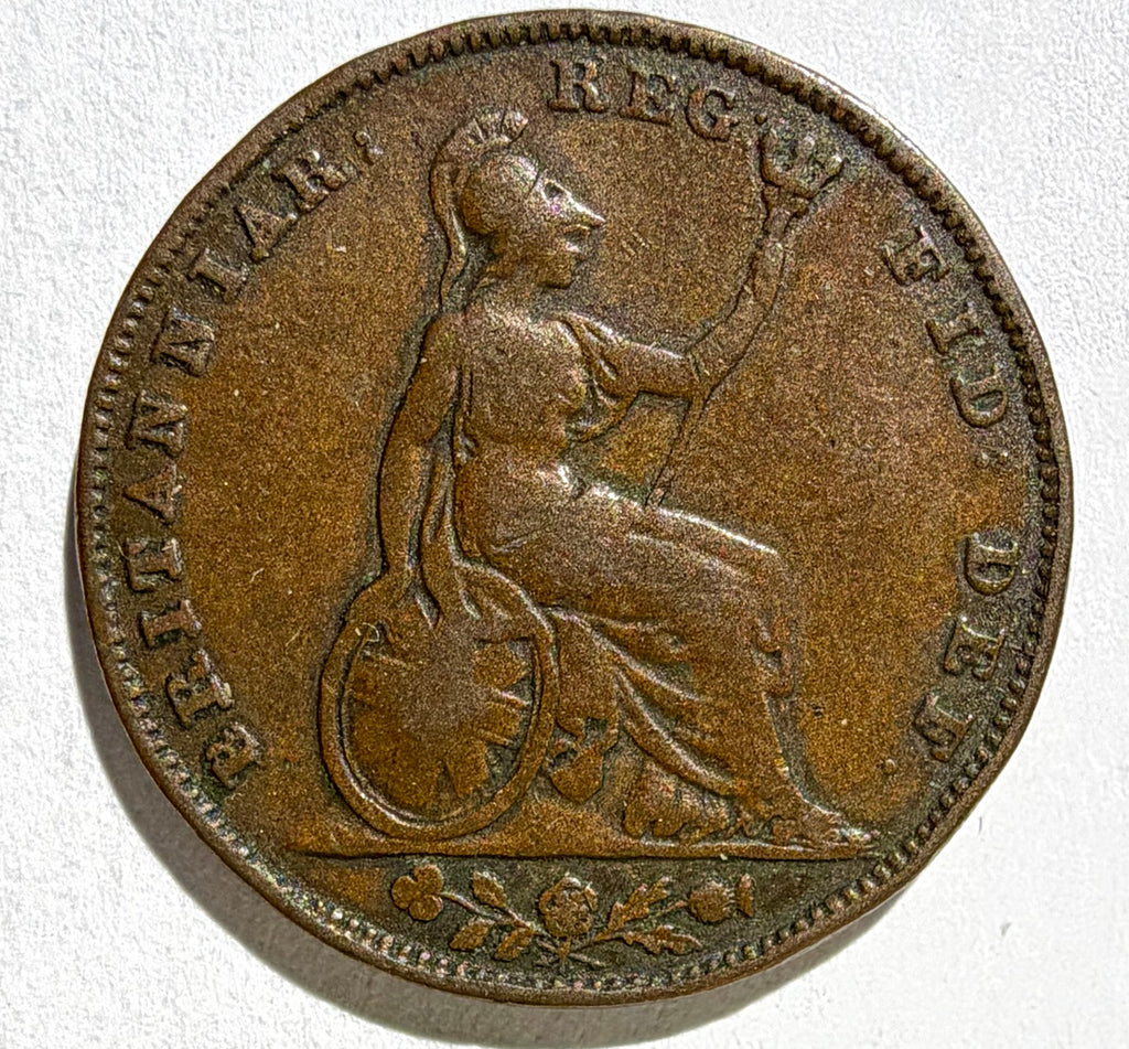 Victoria  farthing 1838