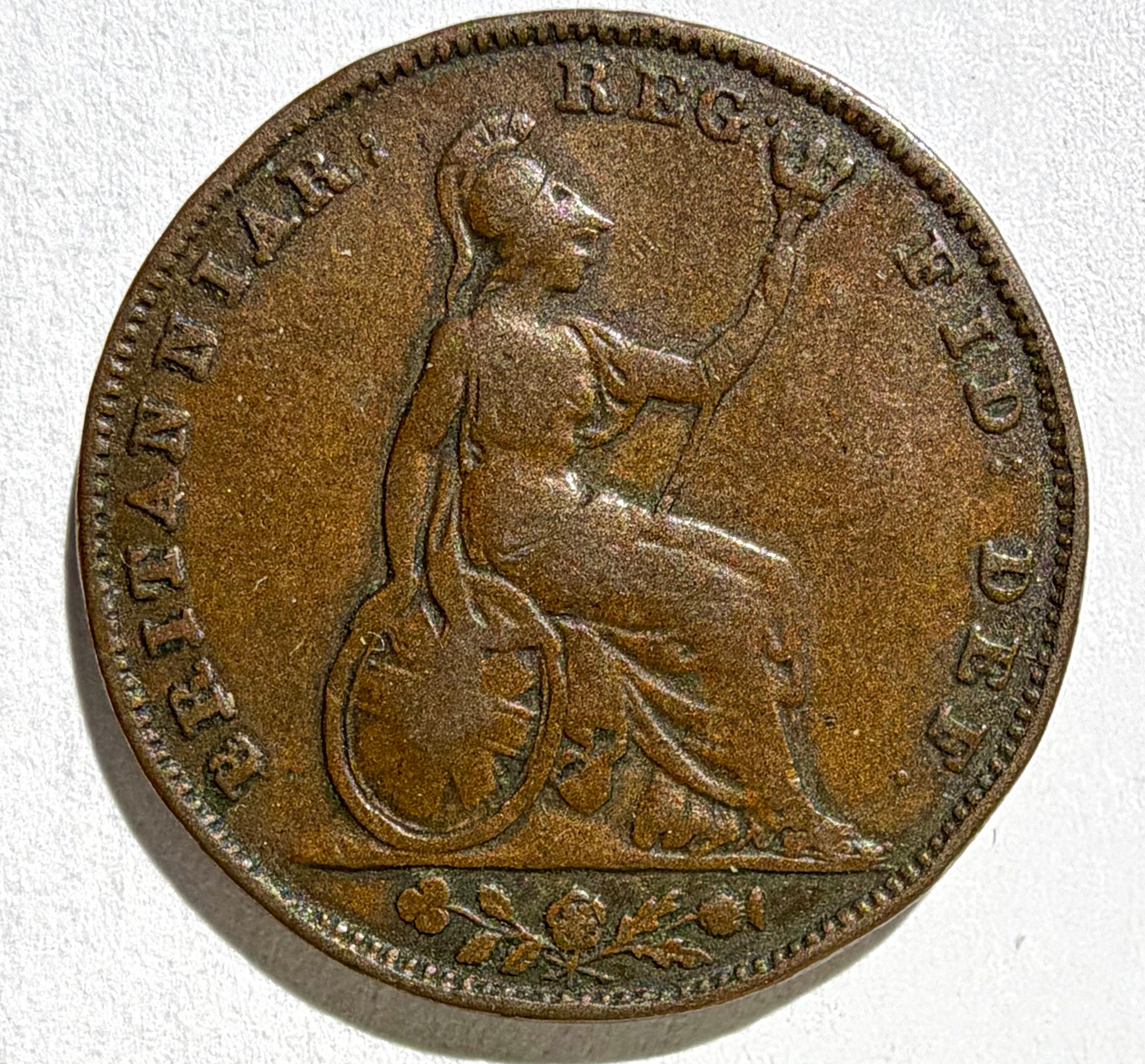 Victoria  farthing 1838