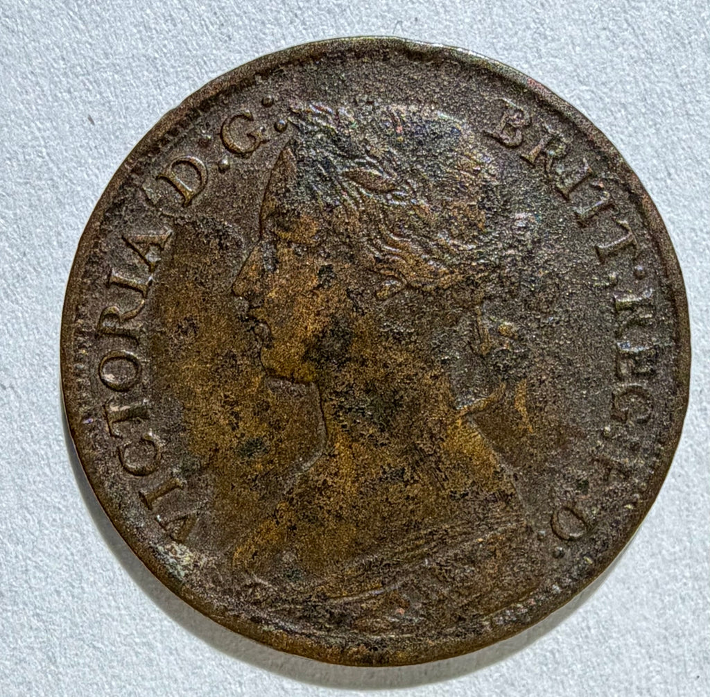 Victoria  farthing 1865 TB