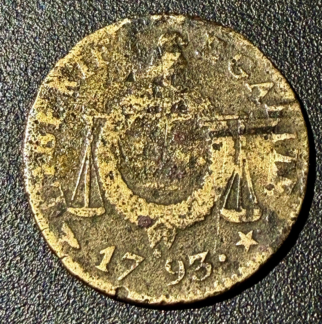 1793 France 1 Sol Aux Balances