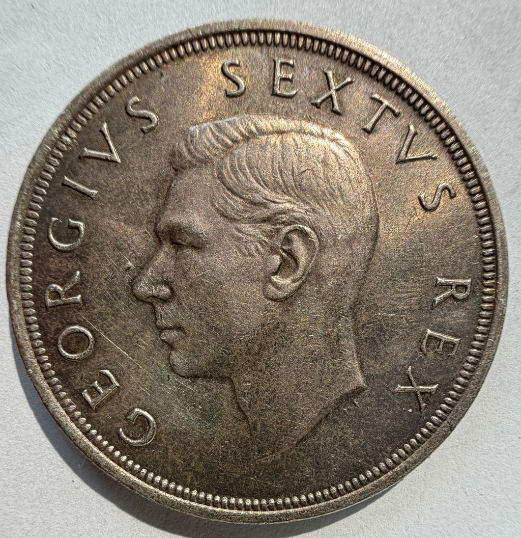 South Africa 5 Shillings 1952 - 300 Years of Cape Town - 0.500 Silver