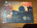 2009 £2 Two Pounds; Burns Celebration; small pack size