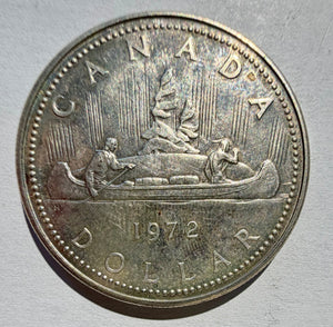 Canada silver Dollar 1972-high grade