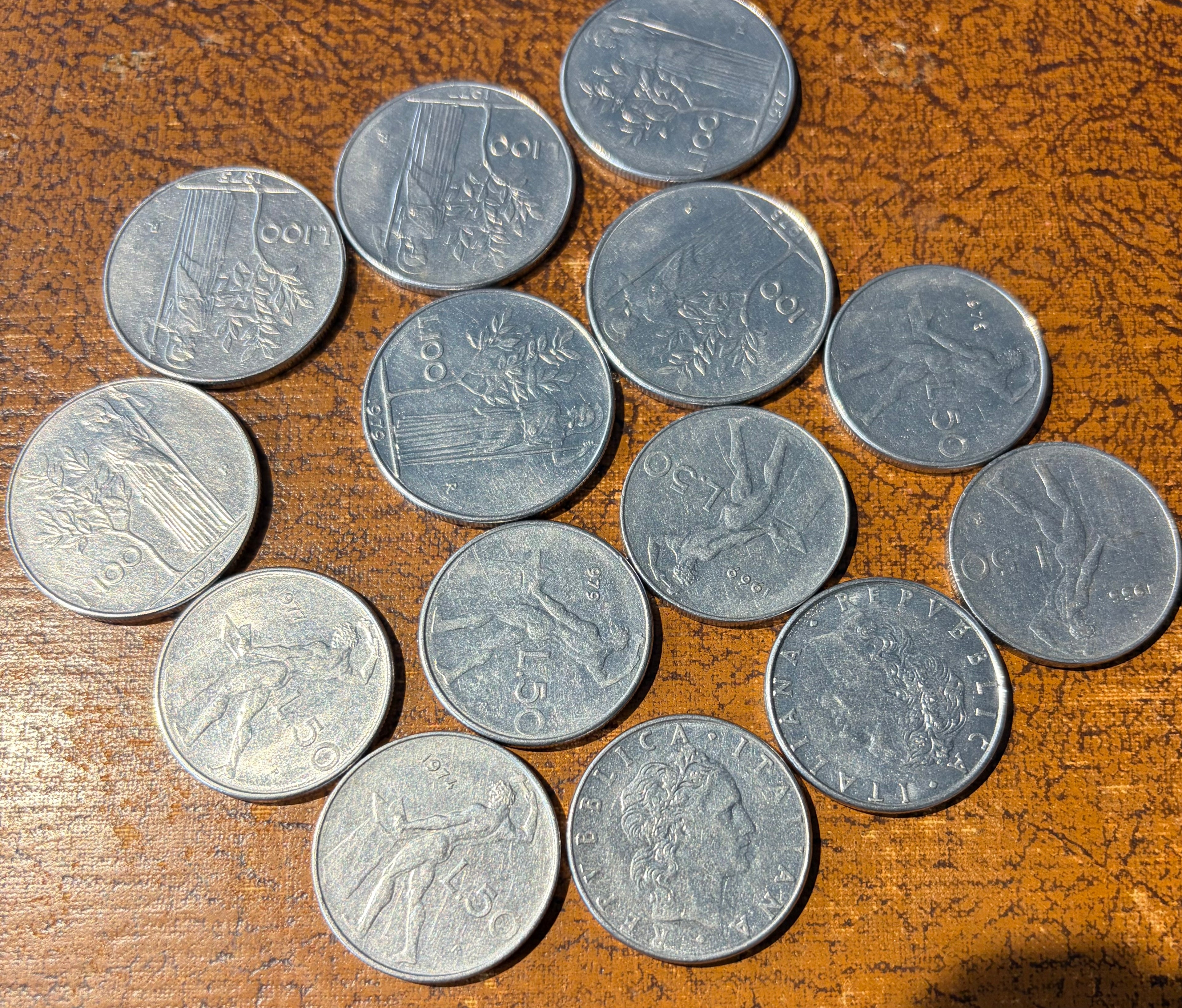 Italy 14 Stainless steel coins