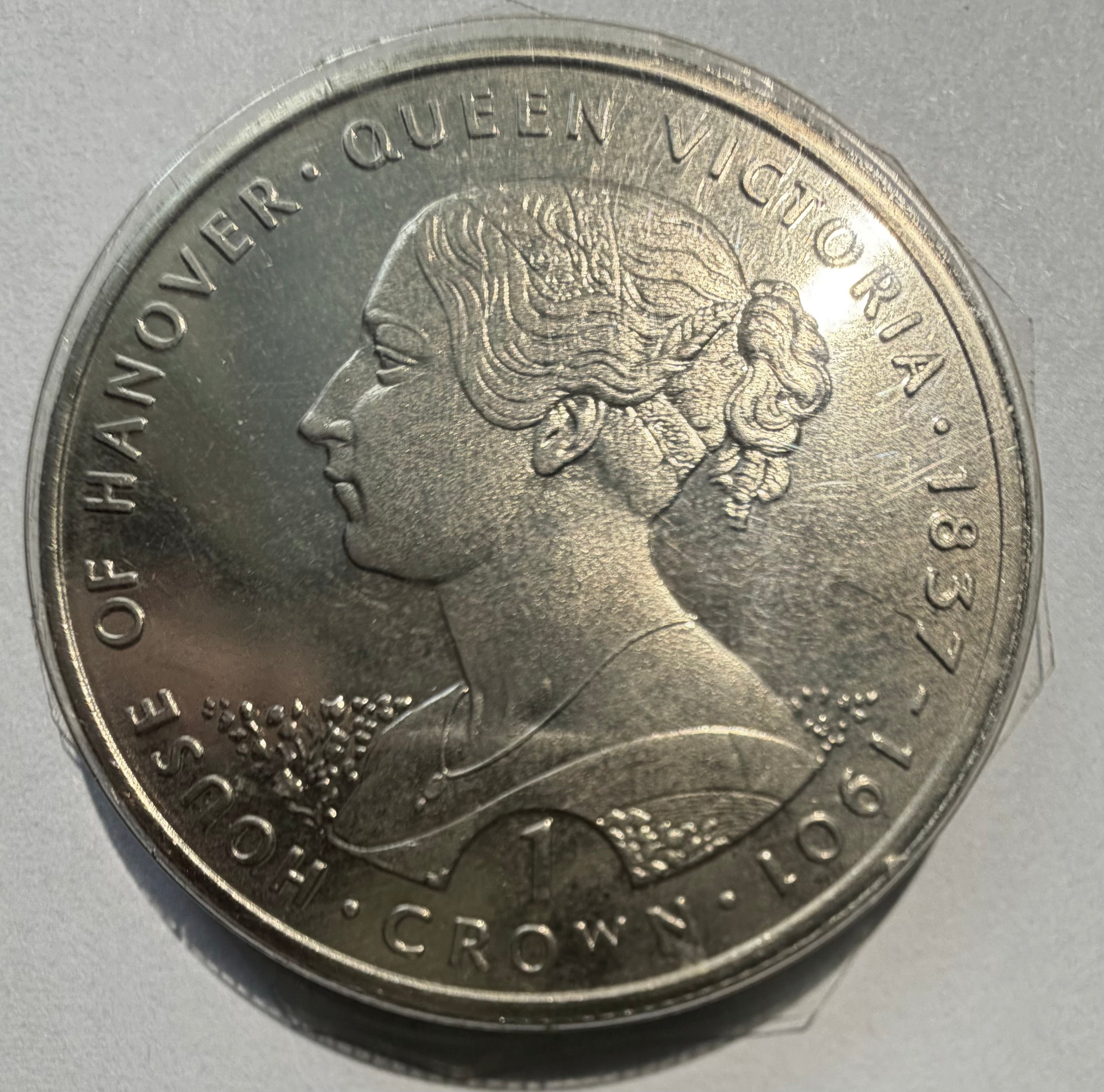 GIBRALTAR 1 CROWN 1993,HOUSE OF HANOVER · QUEEN VICTORIA · 1837-1901
