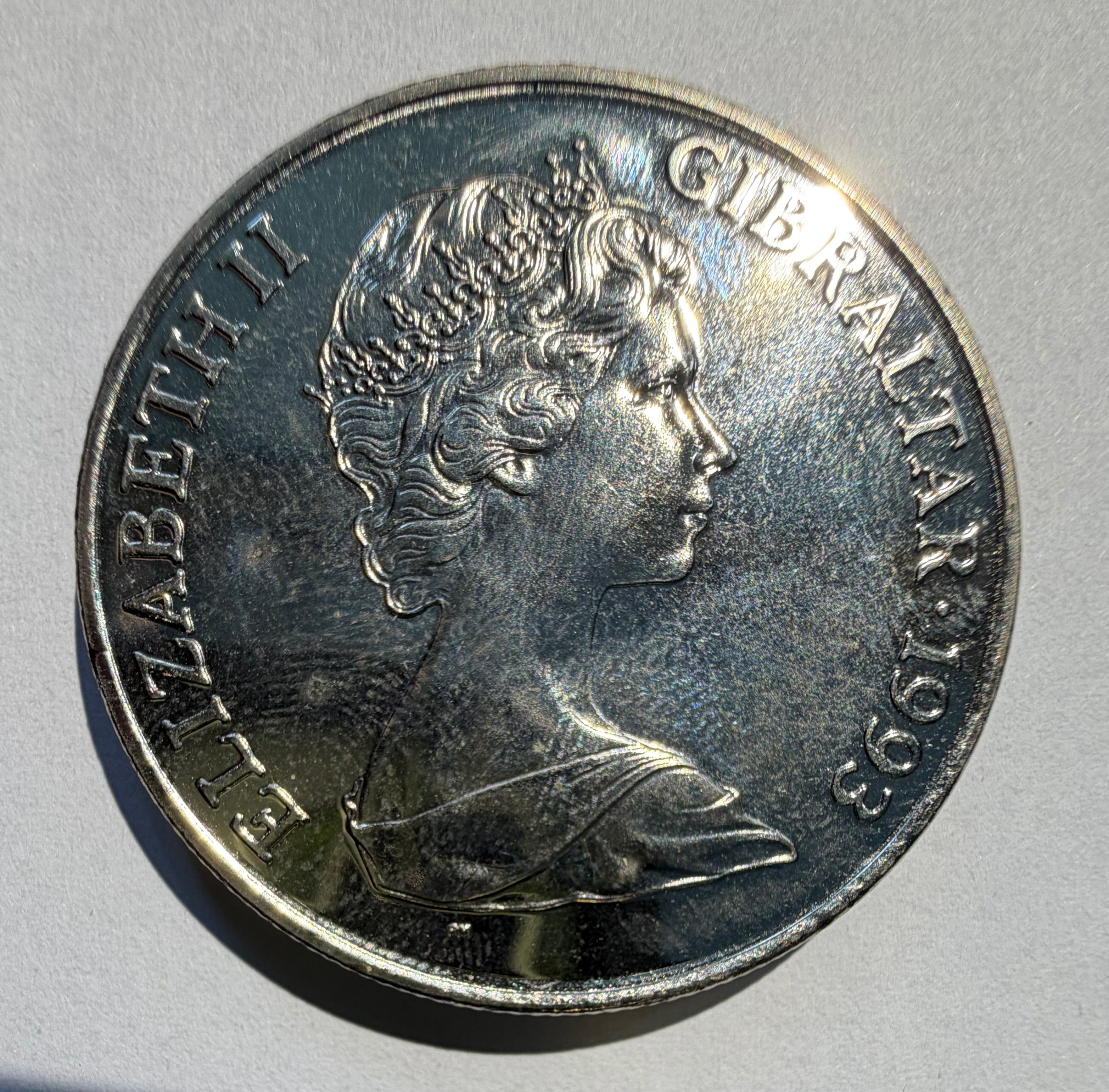 GIBRALTAR 1 CROWN 1993,HOUSE OF WINDSOR • KING GEORGE V • 1910-1936