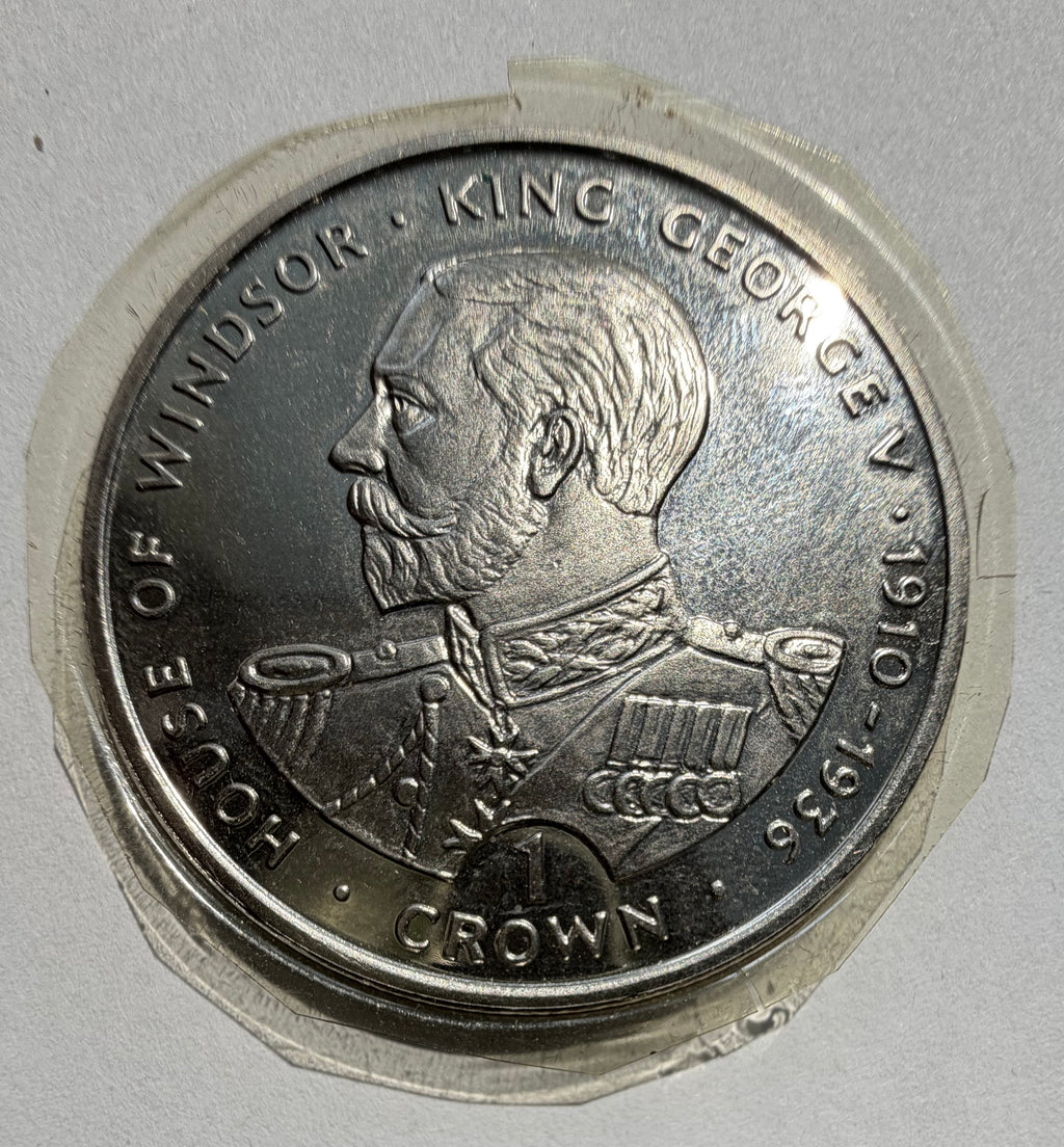 GIBRALTAR 1 CROWN 1993,HOUSE OF WINDSOR • KING GEORGE V • 1910-1936