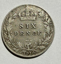 1910 sixpence Edward VII