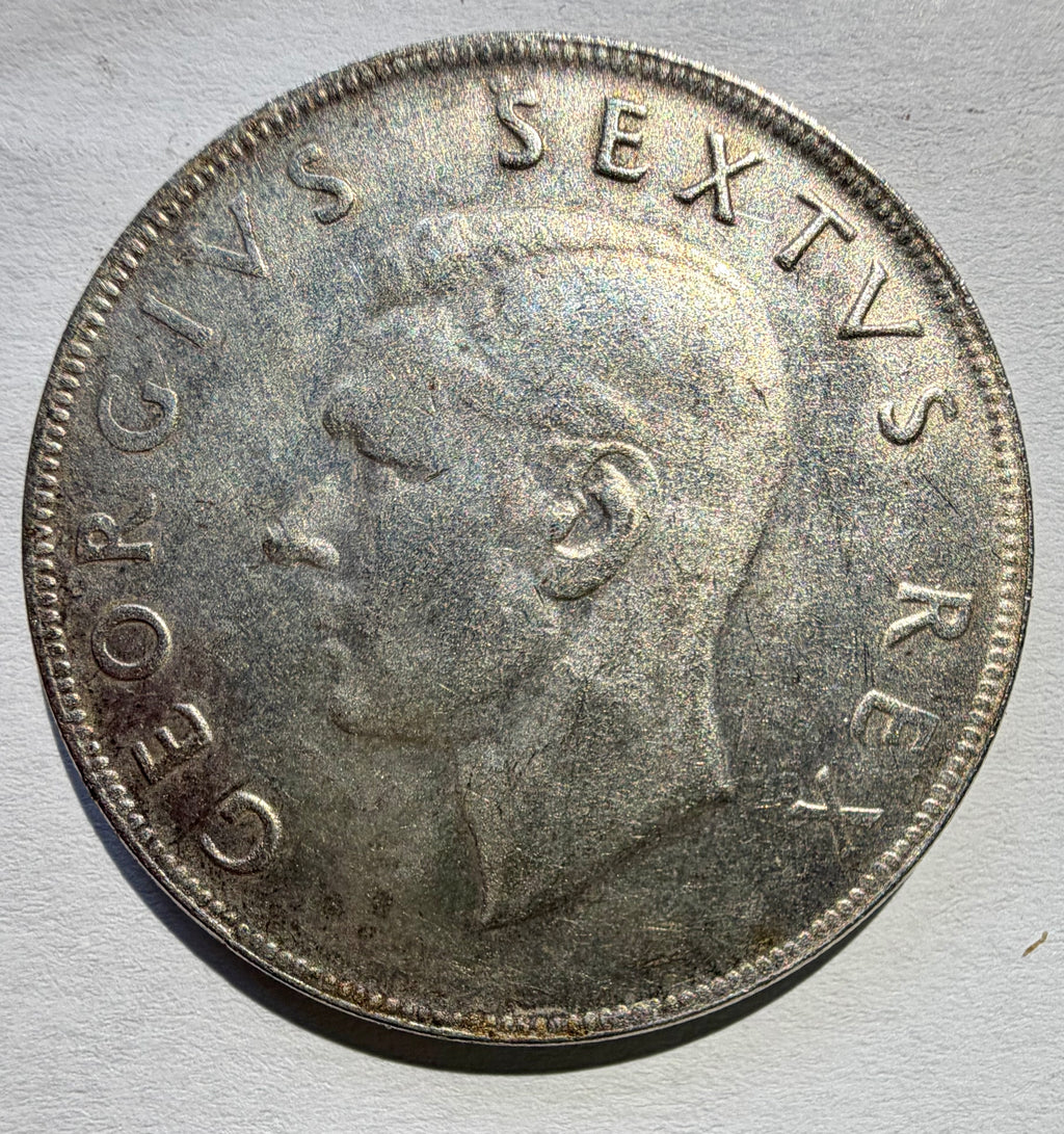 Fantasy George VI New Zealand 1949 Crown 16.45 grams-below weight token