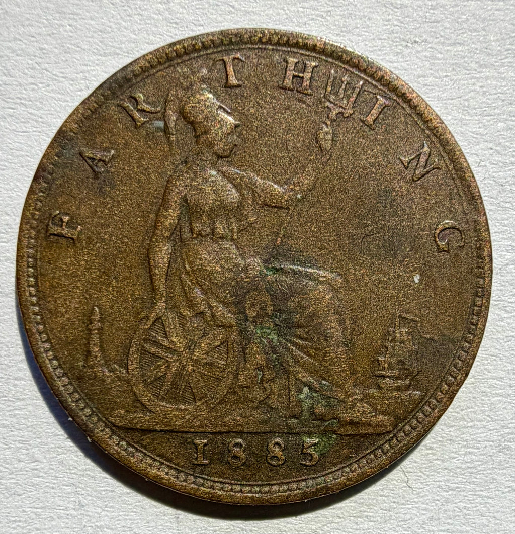 1885 Farthing Queen Victoria