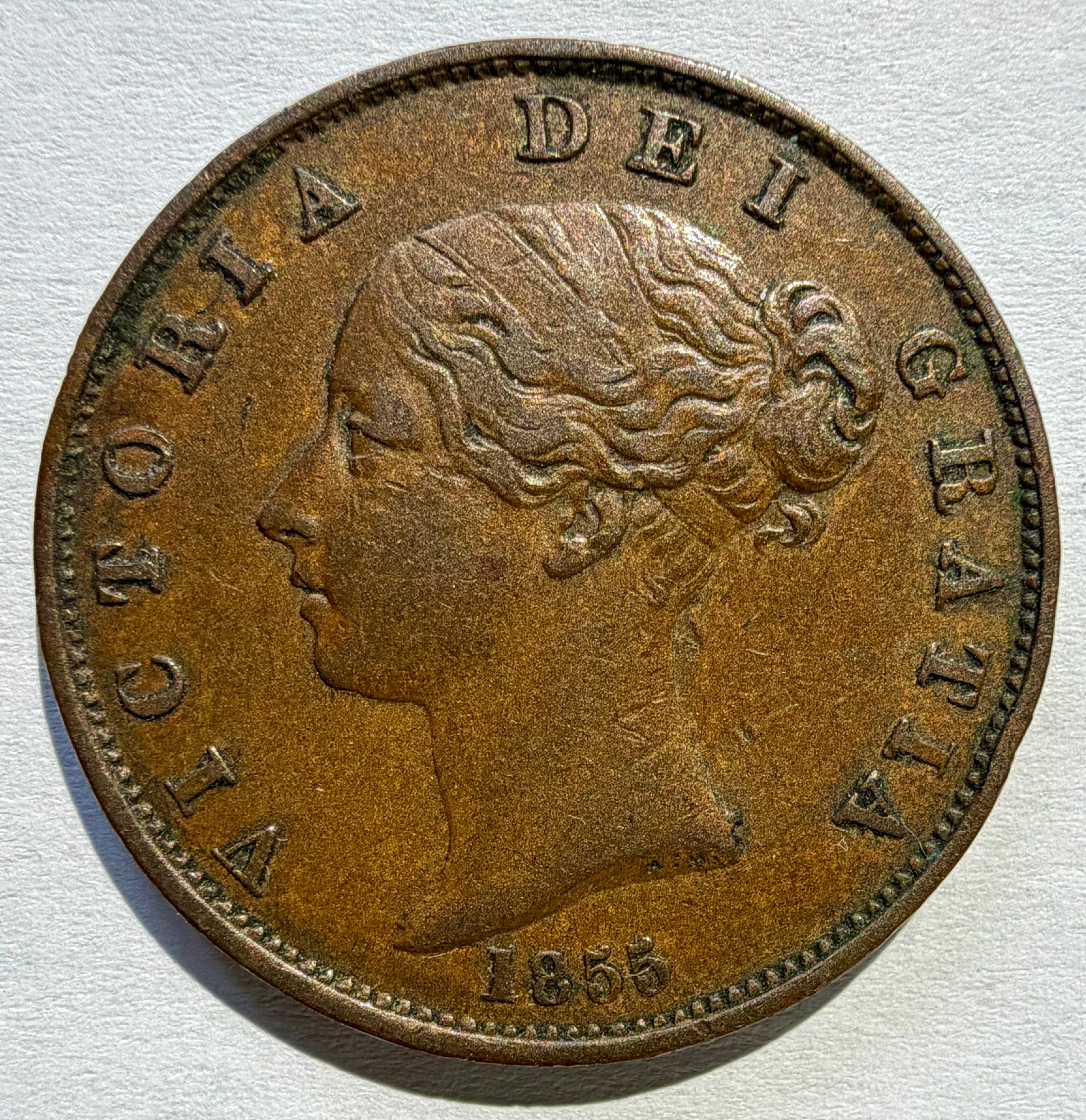 Victoria Halfpenny 1855