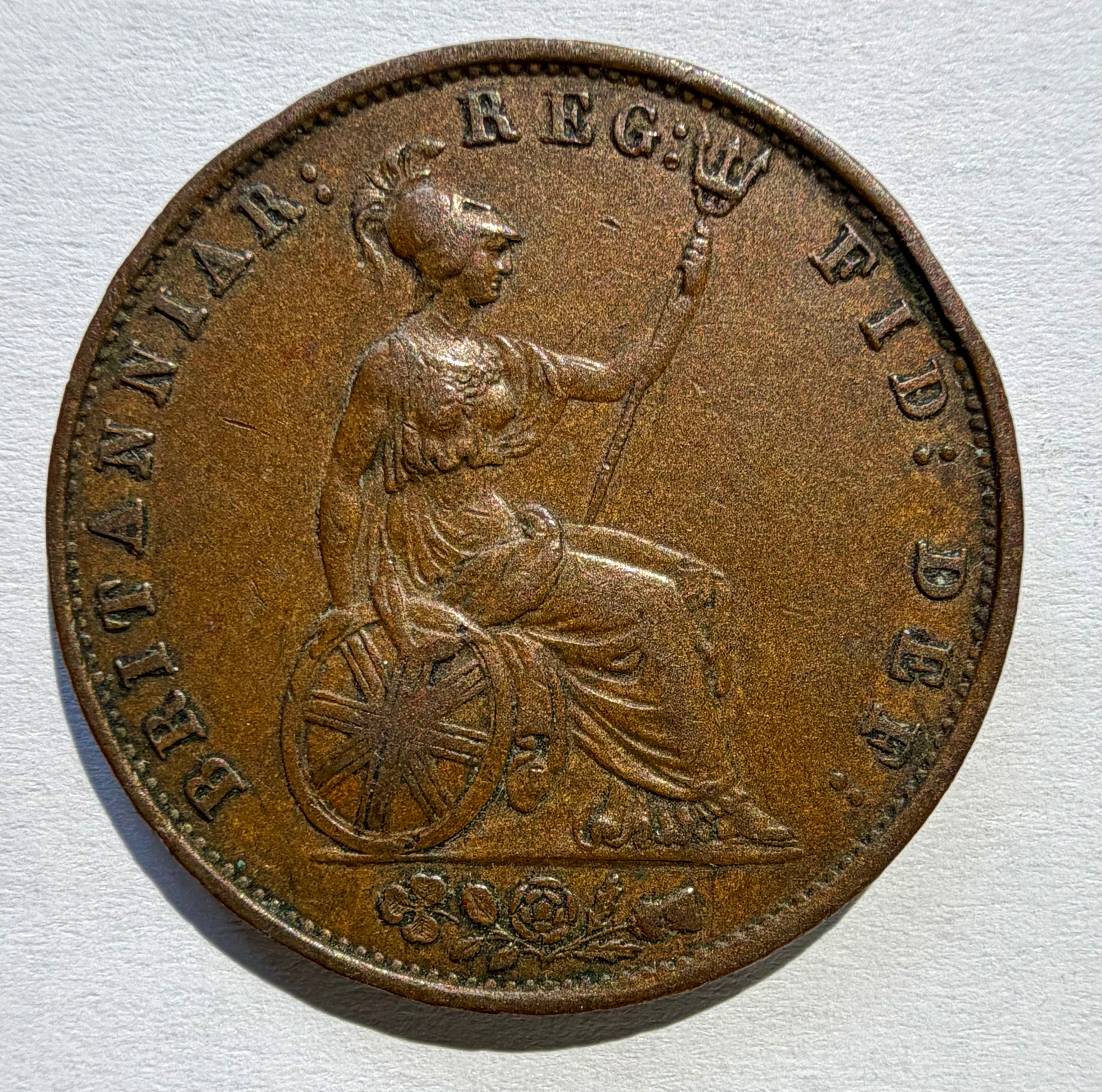 Victoria Halfpenny 1855