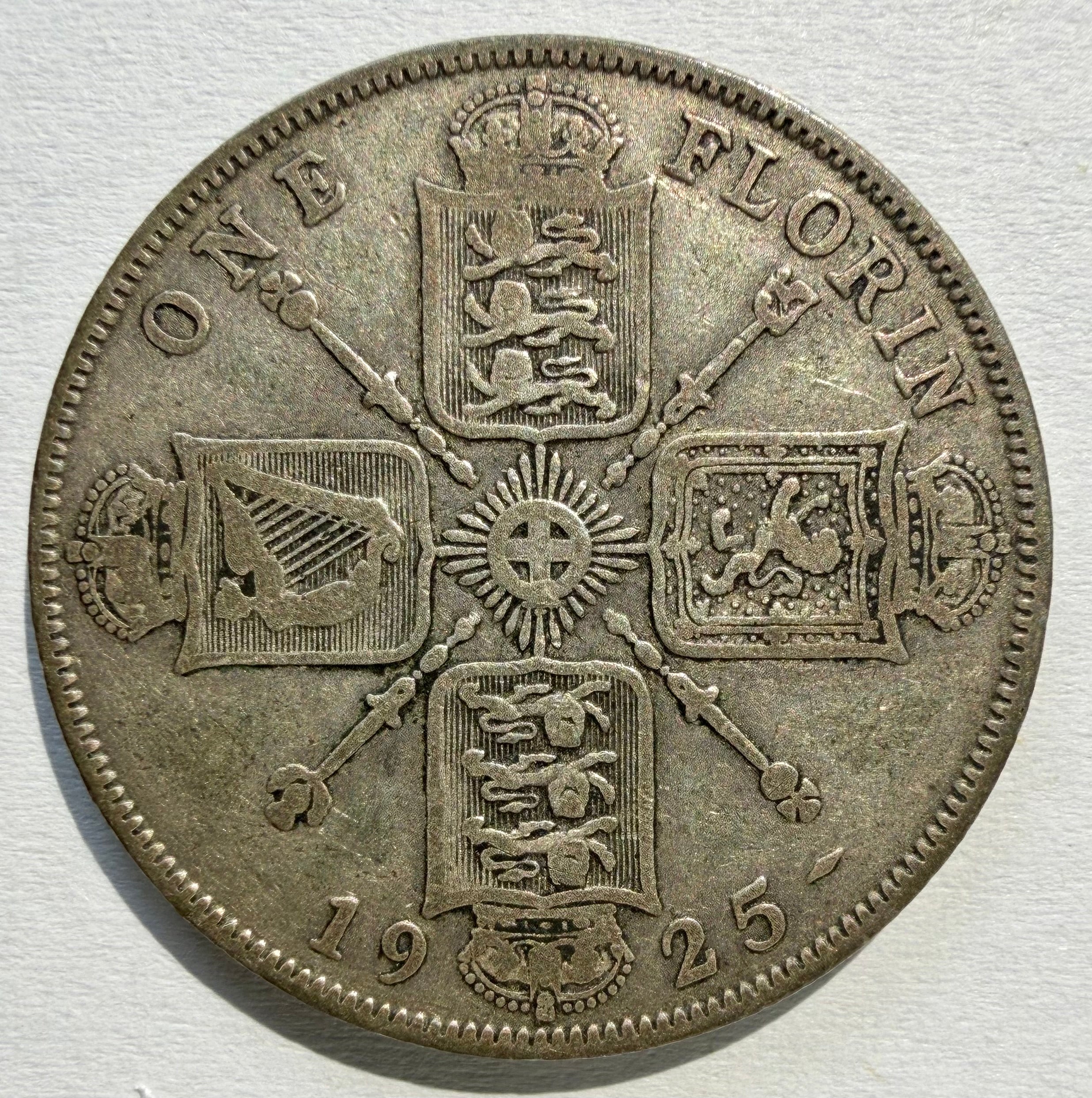 George V 1925 Florin