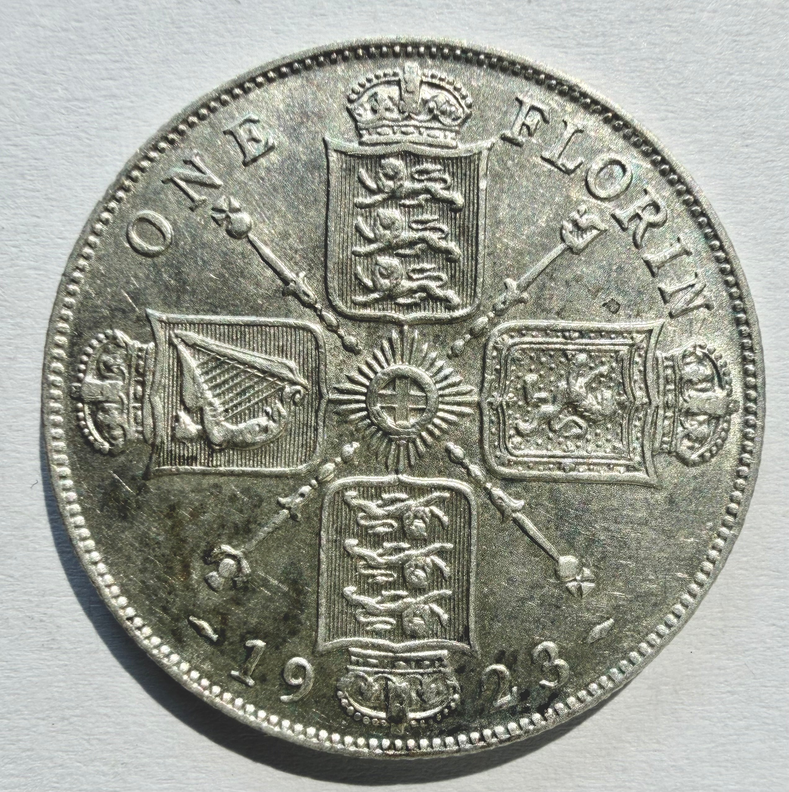 George V 1923 Florin