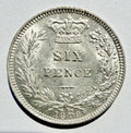 1879 Queen Victoria Sixpence-superb and lustrous