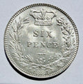 1881 Queen Victoria Sixpence-superb and lustrous