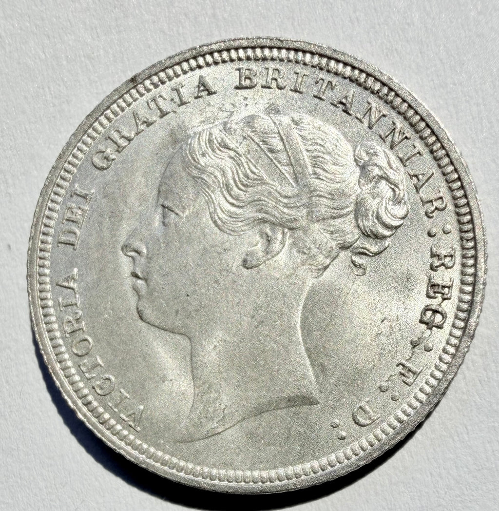 1881 Queen Victoria Sixpence-superb and lustrous