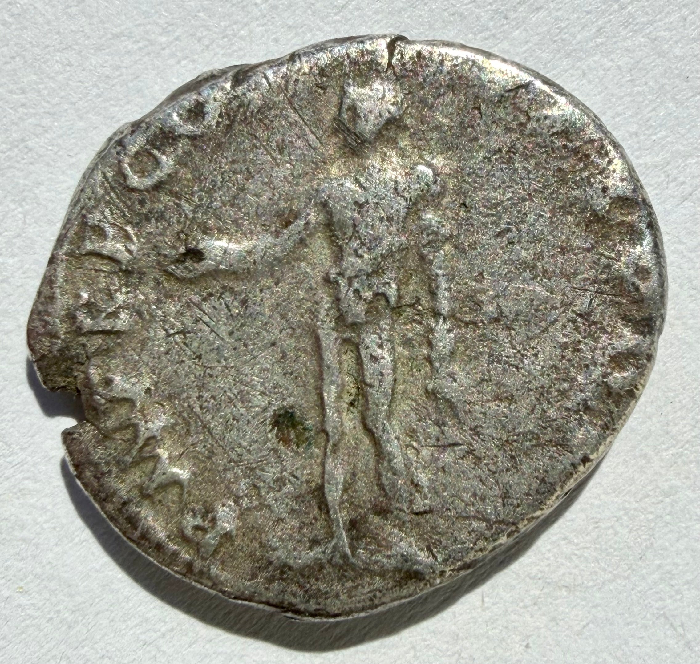 Trajan AR Silver Denarius (114-117 AD) - Genius Reverse - RIC 347 Rome Mint