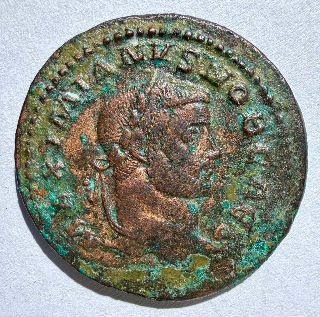 MAXIMIANUS AE Follis - Alexandria Mint - Genius Reverse - RIC VI 32b -11.23g