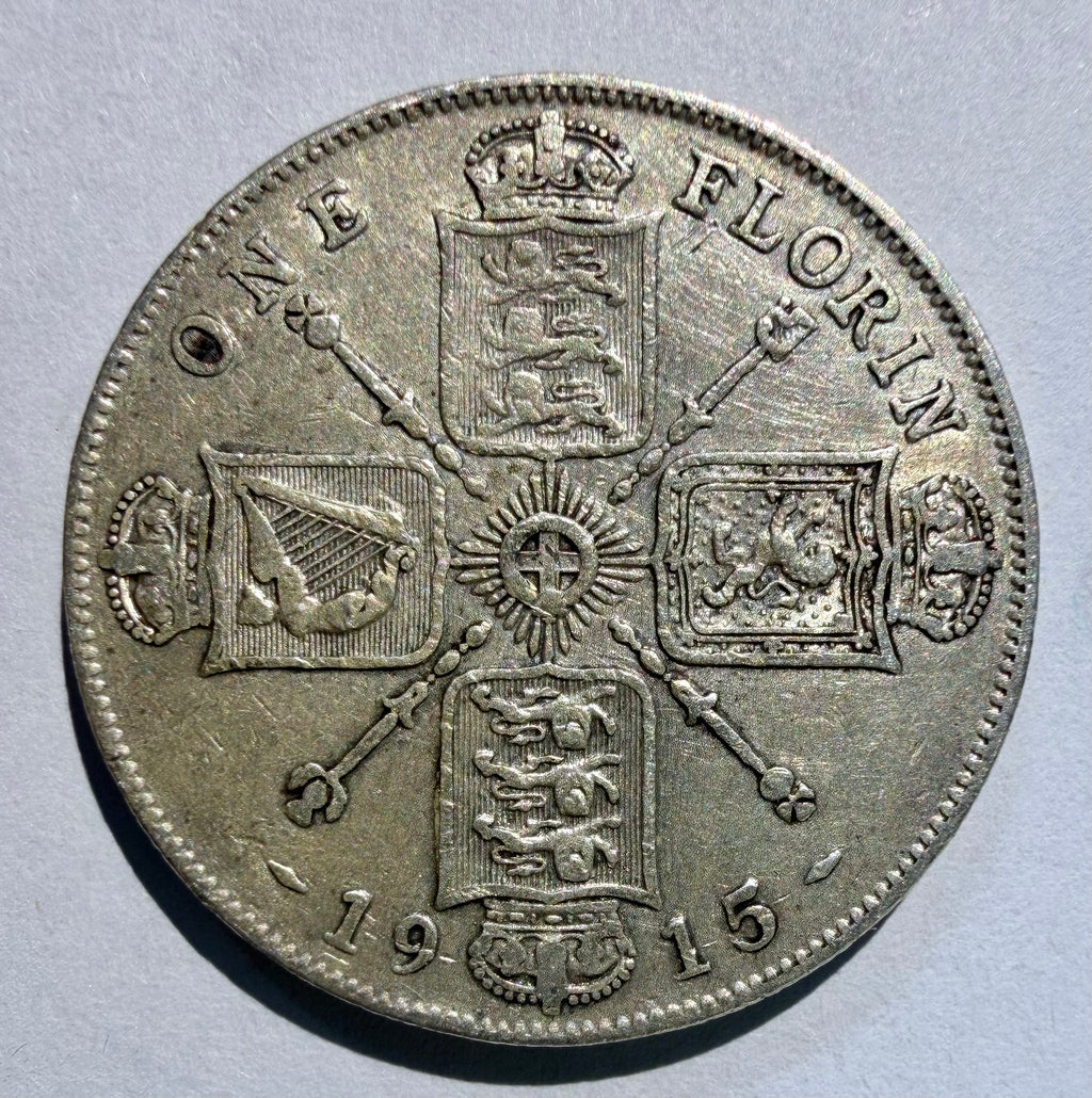 George V 1918 florin