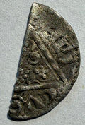 1216-72 Henry III Ireland Silver Hammered cut Half Penny Dublin-S6235