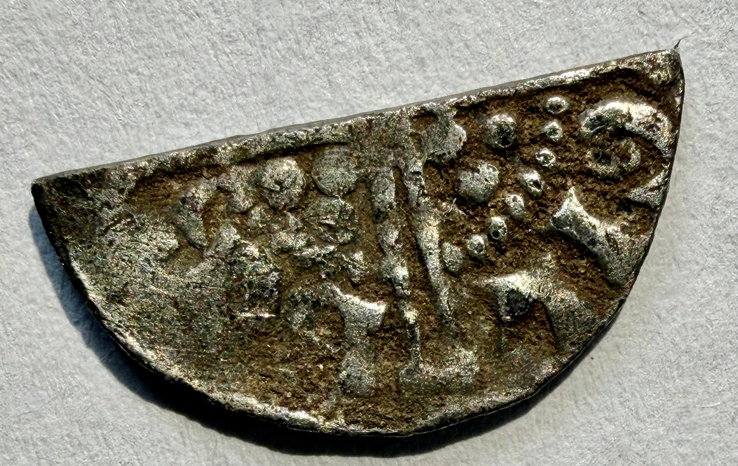 Henry III Voided Long Cross cut Half Penny Class 3b Gilbert on Can