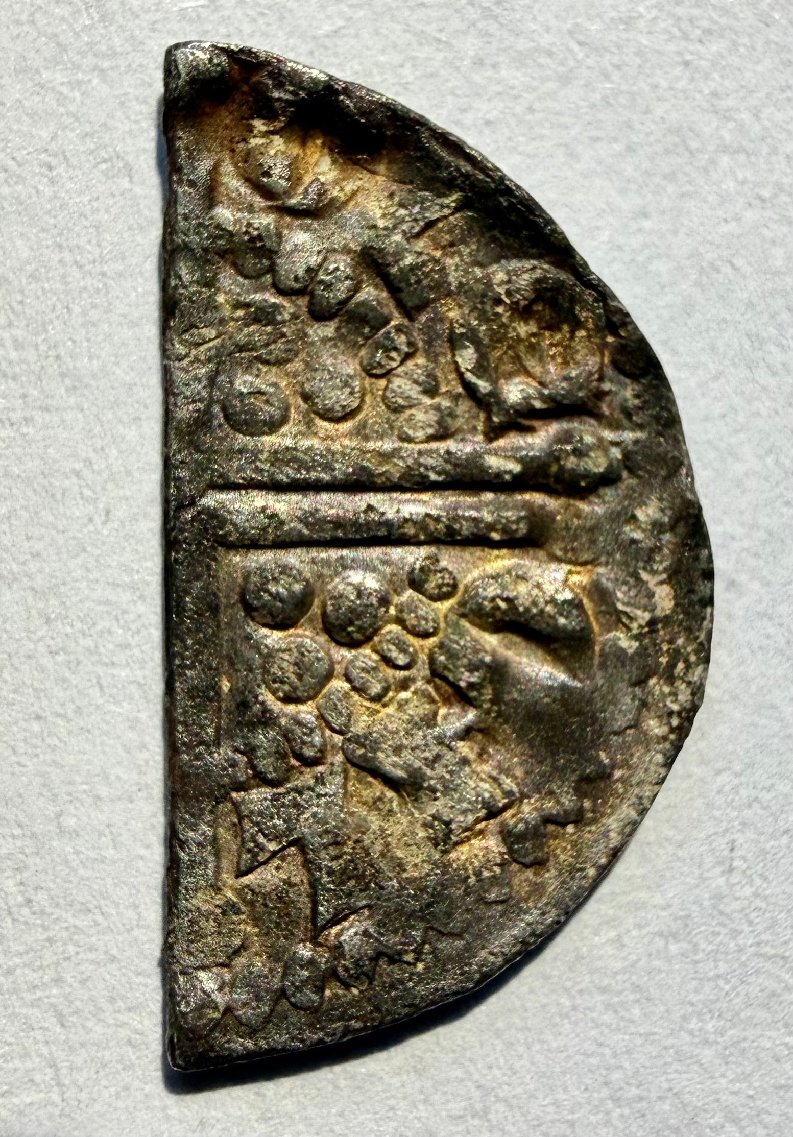 Henry III Long Cross Cut Halfpenny class 3bc- Nicole London