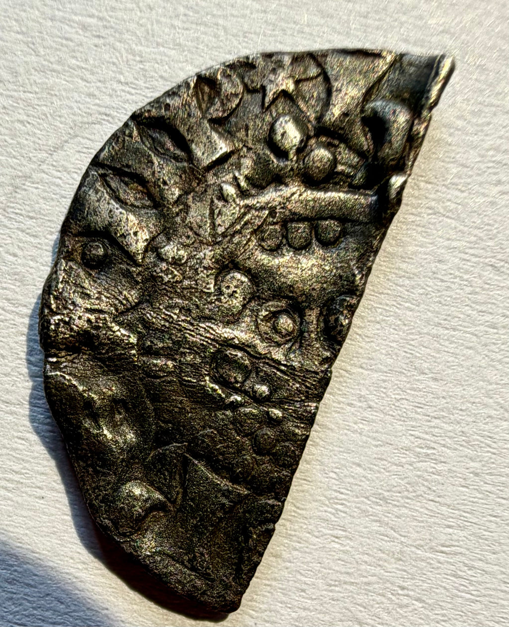Henry III Voided Long Cross cut Half Penny Class 3b-Henri on Lund