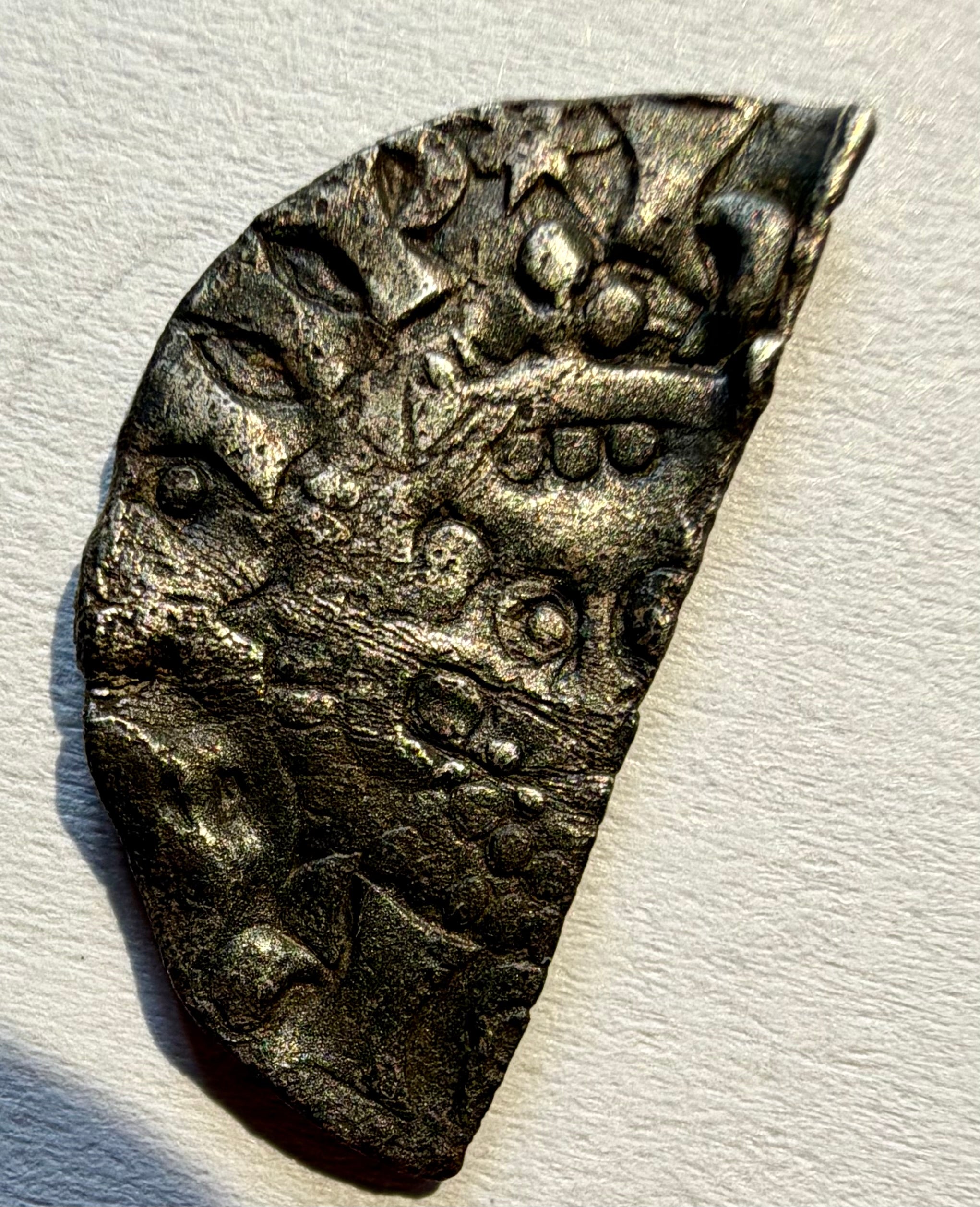 Henry III Voided Long Cross cut Half Penny Class 3b-Henri on Lund