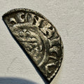 Richard I Short Cross Cut Halfpenny Class 4a- Canterbury (or Bury)-Reinald