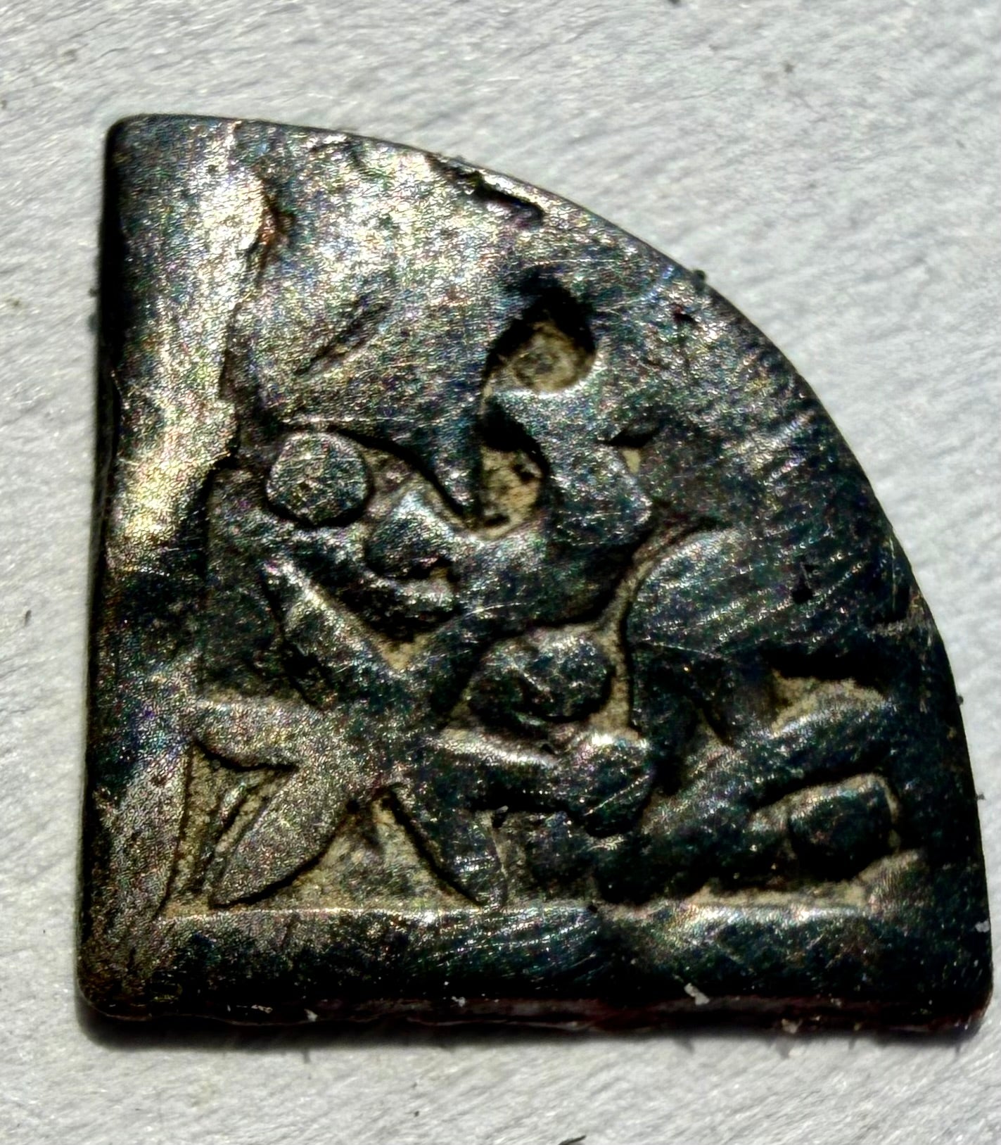William The Lion Scotland Silver Cut Quarter Short Cross & Stars Hue Walter