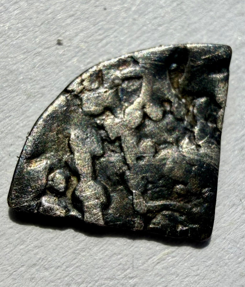 William The Lion Scotland Silver Cut Quarter Short Cross & Stars Hue Walter