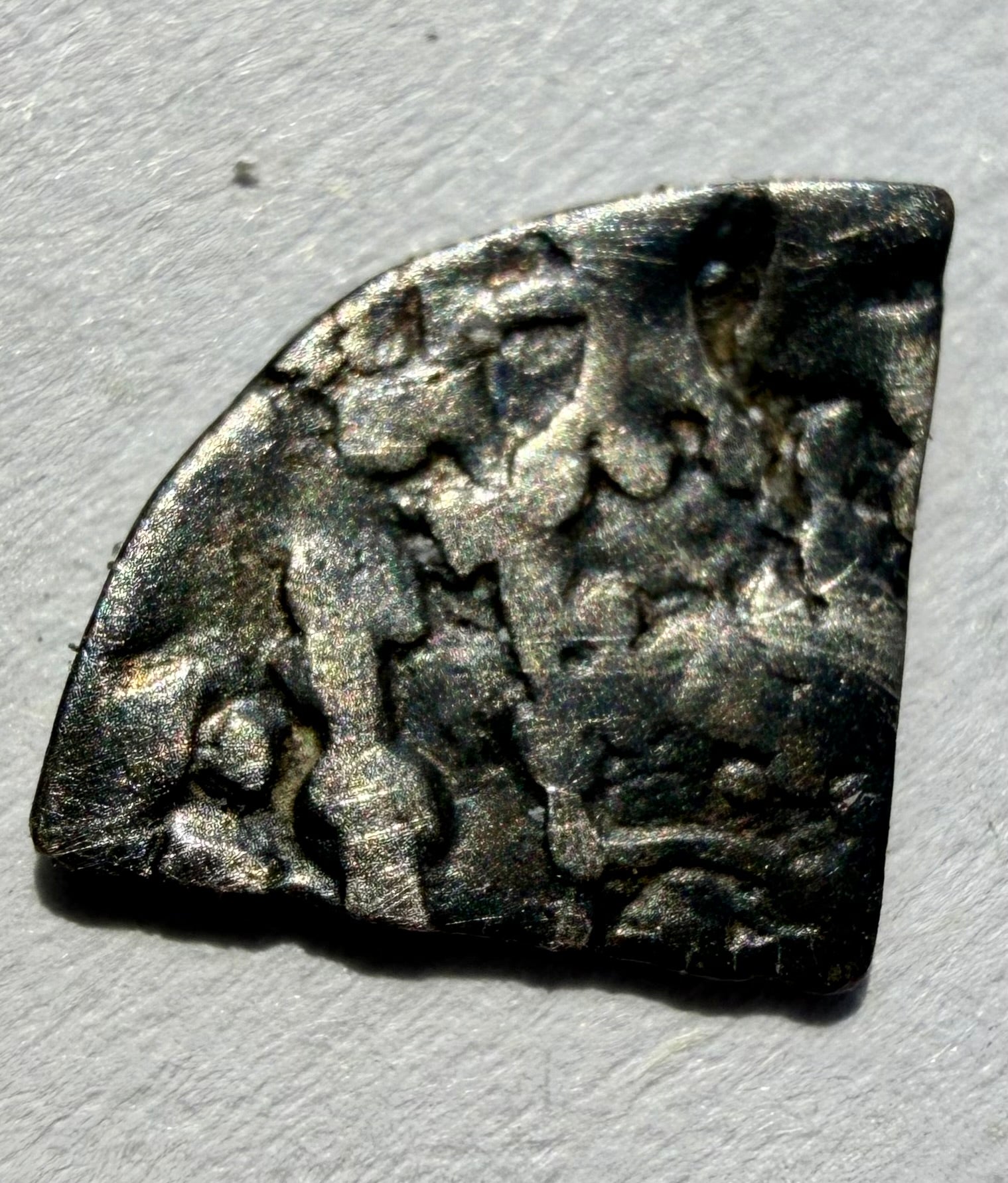 William The Lion Scotland Silver Cut Quarter Short Cross & Stars Hue Walter