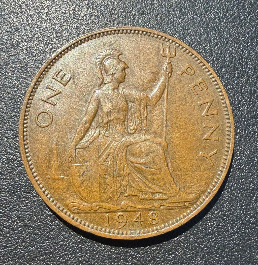 Vintage Double Tails Penny Magician's Trick Coin - 1921 & 1948 Mismatched Dates