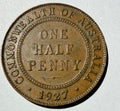 Australia Half Penny 1927