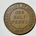 Australia Half Penny 1917