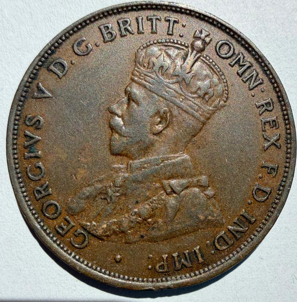 Australia Penny 1931 English aligned