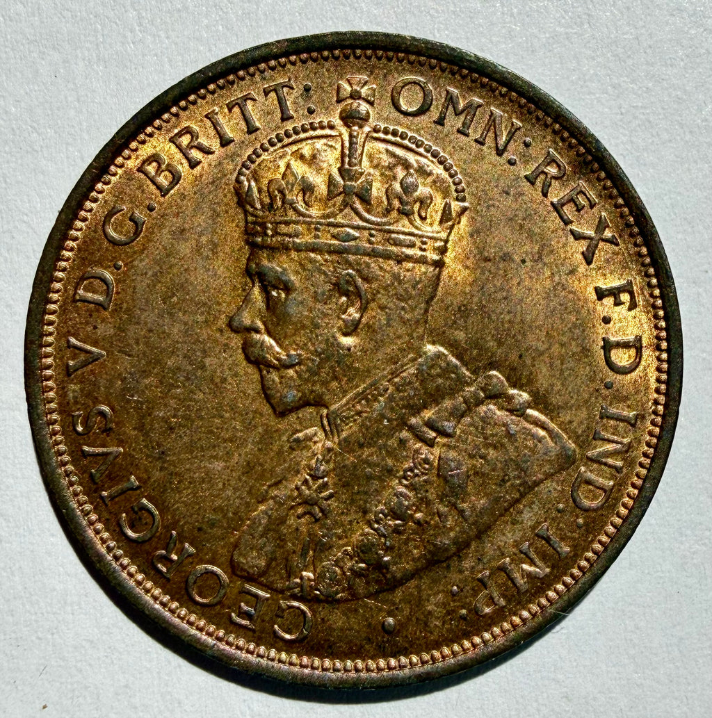 Australia Penny 1912H-Lustrous UNC-rare