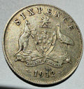 Australia Sixpence 1912