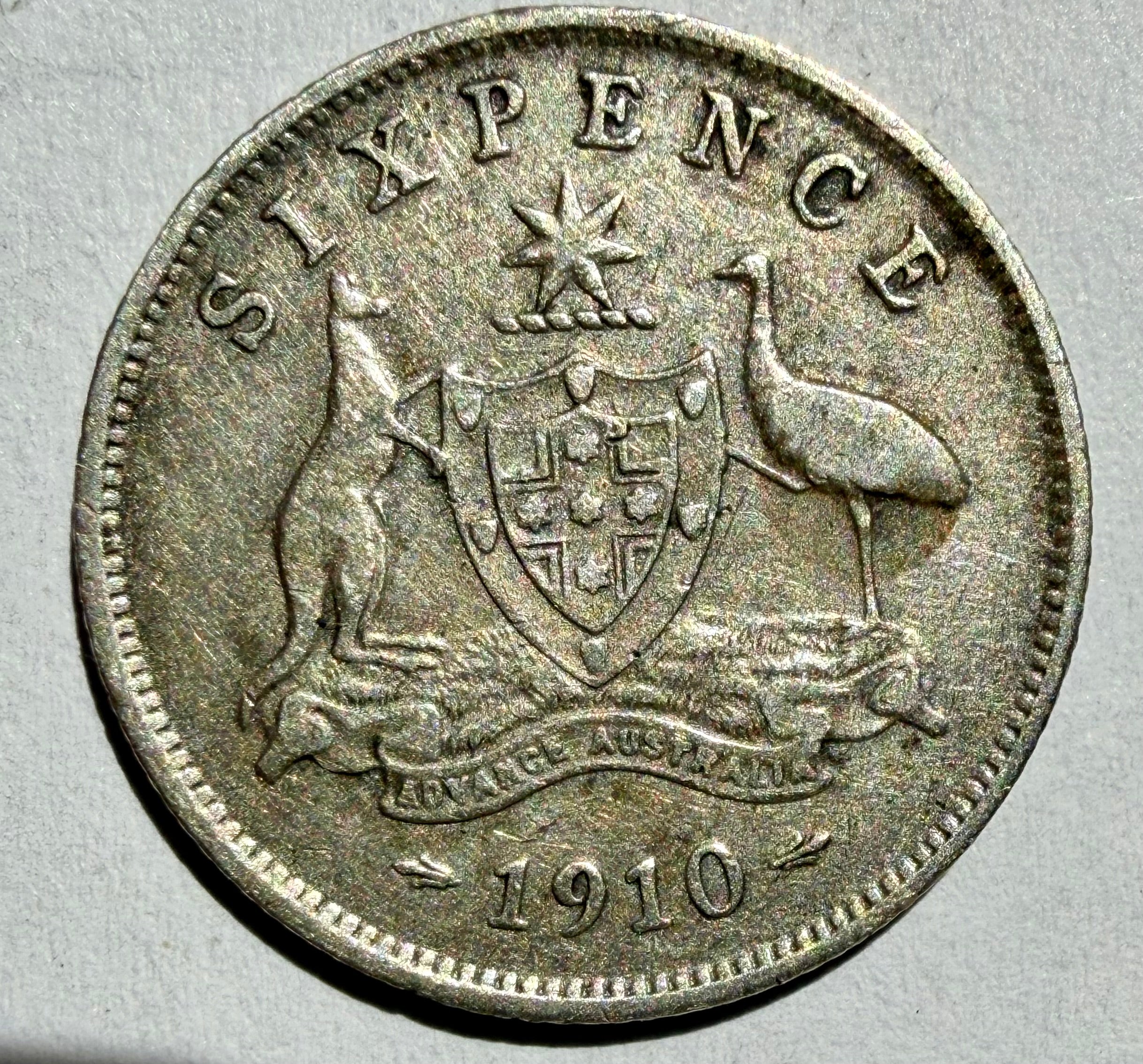 Australia Sixpence 1910